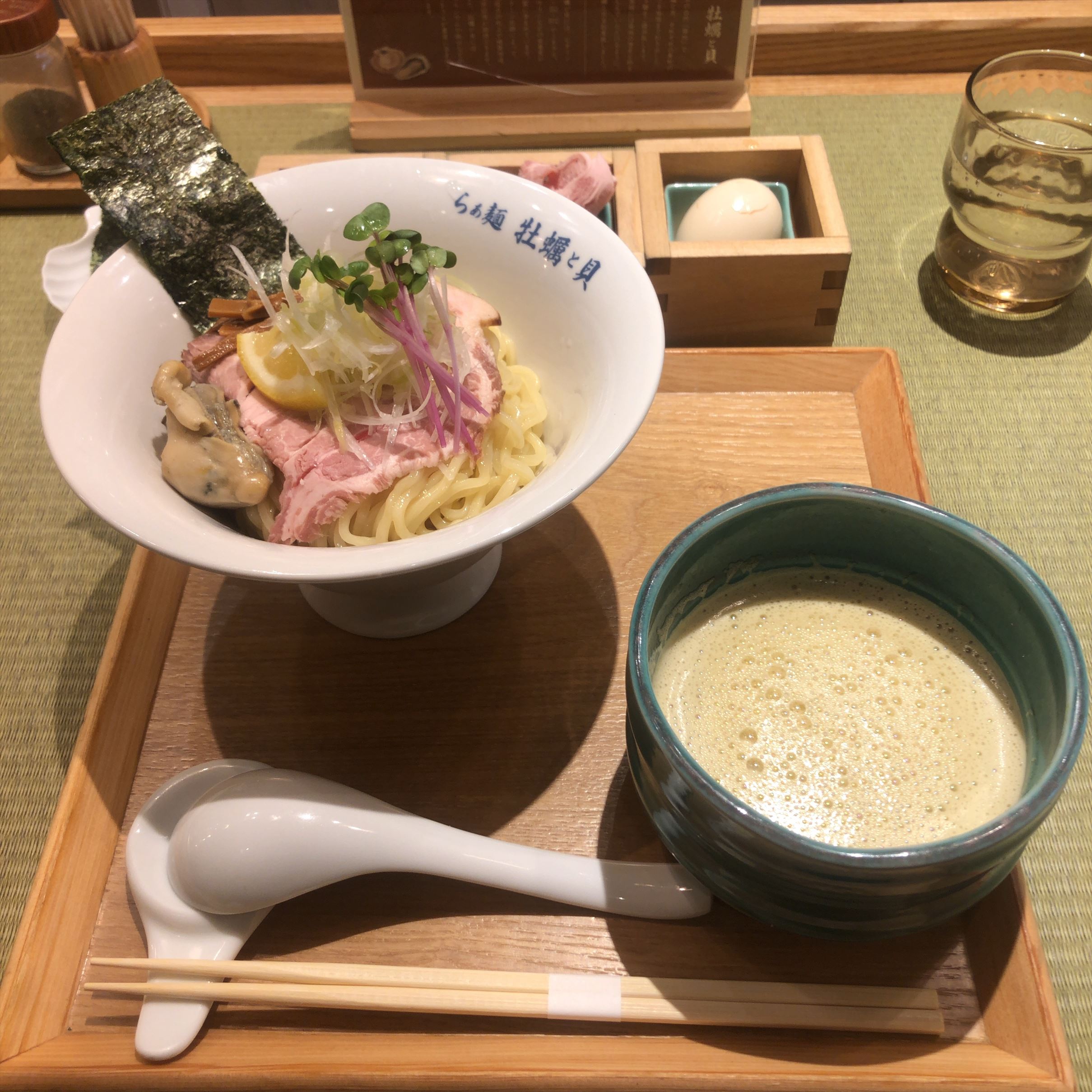 牡蠣つけ麺 特上上