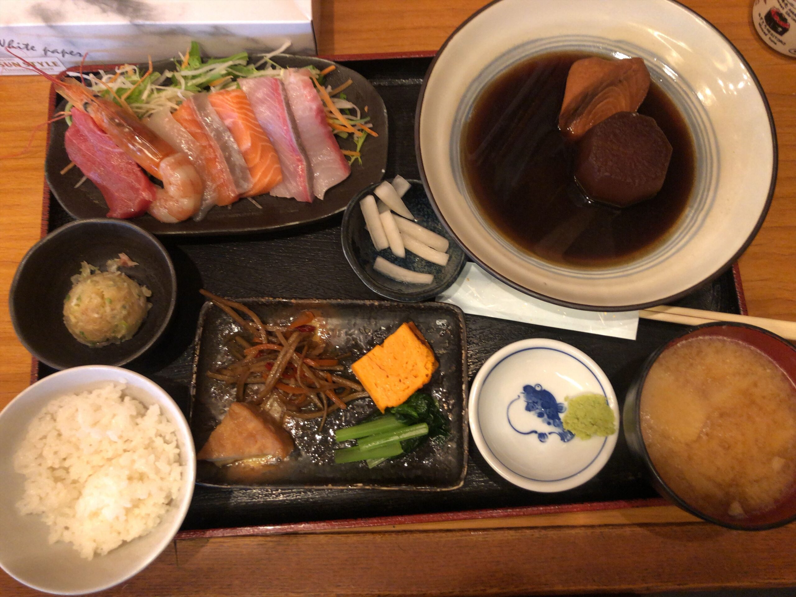 なめろう付き九絵定食